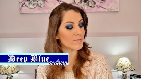 rrubibeauty maquillaje fiesta navidad christmas makeup xmas 2014 azul blue pigmentos