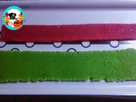 Tarta de chocolate y mazapán