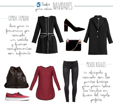  5 looks para eventos navideños