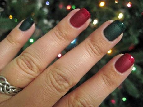 UÑAS NAVIDEÑAS FÁCILES