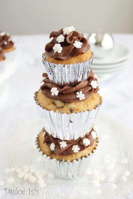 Cupcakes de Higos y Crema Chantilly de Chocolate 