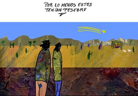 Un cuento y una cena de Navidad.