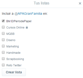 Community Manager: Listas en Twitter