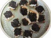 Canapés caviar