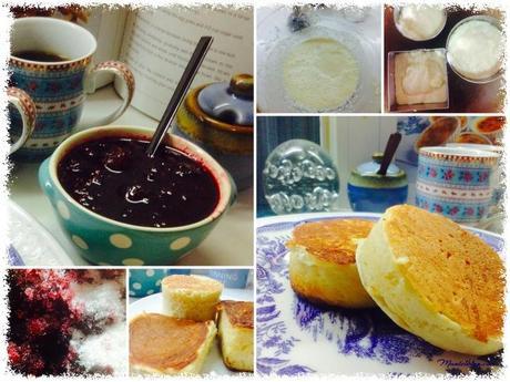 Crumpets con frutas del bosque Crumpets con frutas del bosque