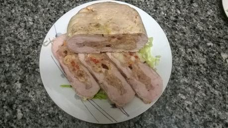 LOMO DE CERDO RELLENO CON ANACARDO