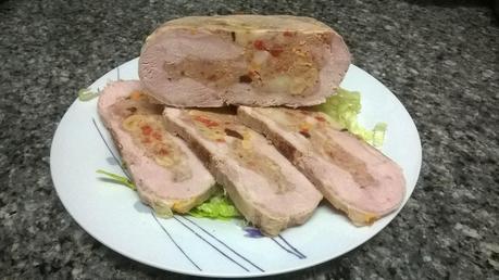 LOMO DE CERDO RELLENO CON ANACARDO