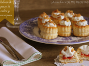 Volován queso cabra mascarpone