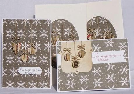 Tarjetas de Navidad - Bolas del árbol