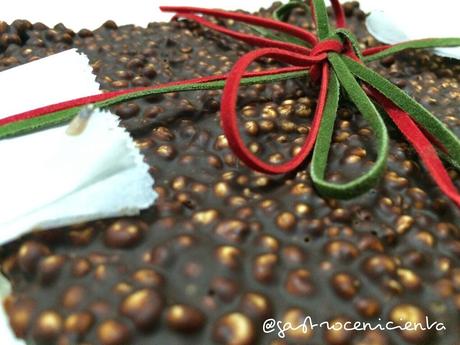 Turrón de Mijo y Chocolate a la Naranja