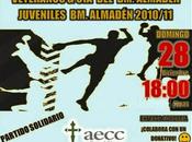 Partido solidario Balonmano Almadén beneficio AECC