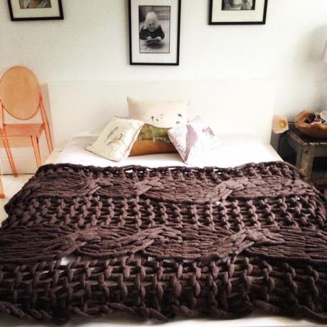 Textiles de punto, crochet y hechos con lanas XXL (chunky knit) 16