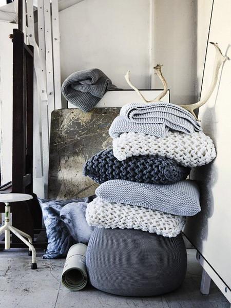 Textiles de punto, crochet y hechos con lanas XXL (chunky knit) 1