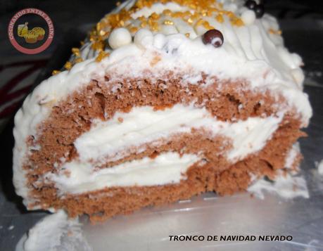 TRONCO DE NAVIDAD NEVADO