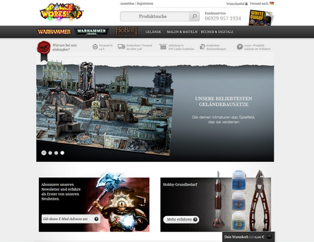 Forge World en la web de GW:Aparece y se va.