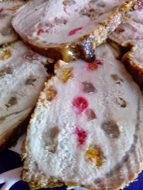 Lomo de Cerdo con Frutas Escarchadas