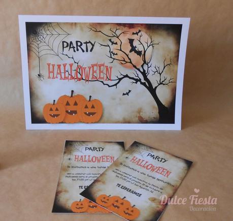 Kit imprimible para celebrar una fiesta de Halloween