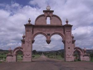 Arco de Temastián, a la entrada del pueblo. De P. Temastián Pueblo Jalisco Mex en F