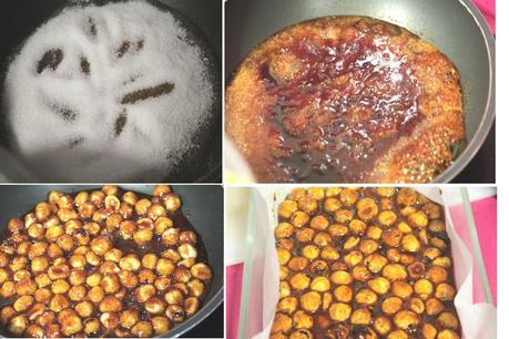 TURRÓN DE CHOCOLATE CON  AOVE Y PRALINÉ DE AVELLANAS #ASALTABLOGS