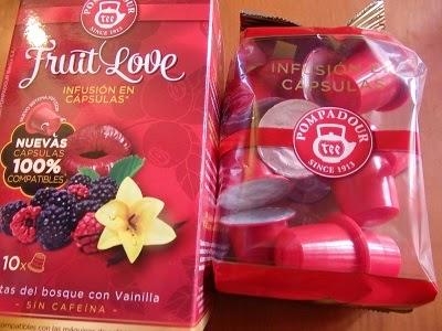 Infusión de frutas del bosque con vainilla en cápsulas