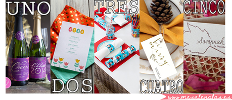 Y AHORA FIN DE AÑO… 15 BUENAS IDEAS PARA QUE TU MESA SEA LA ENVIDIA DEL VECINDARIO