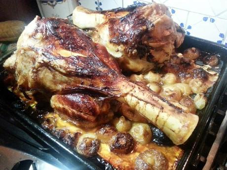 Jarretes de ternera con cebollas borettane stincovitello