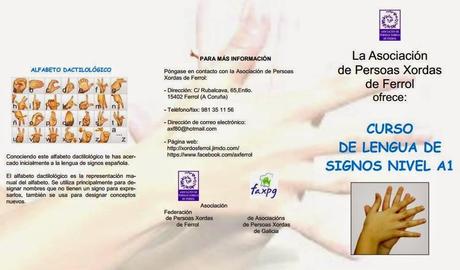 Curso de Lengua de Signos Española Nivel A1 en Ferrol