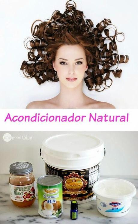 Acondicionador natural para pelo rizado Acondicionador natural para pelo rizado