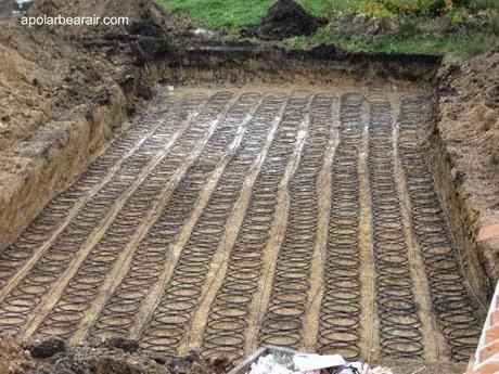 Calefacción geotérmica recurso de energía renovable.
