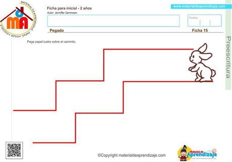 15 preescritura 2 años - pegado