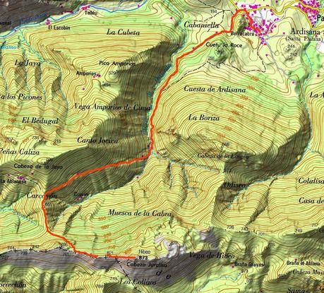 Travesia al pico Hibeo (de la Rebollada a Ardisana)