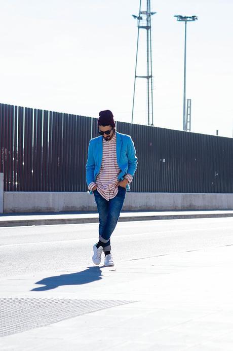 On_My_Own_Way_Pull_And_Bear_Blazer_H&M_Shirt_Pull_And_bear_jeans_Adidas_Stan_Smith (1)