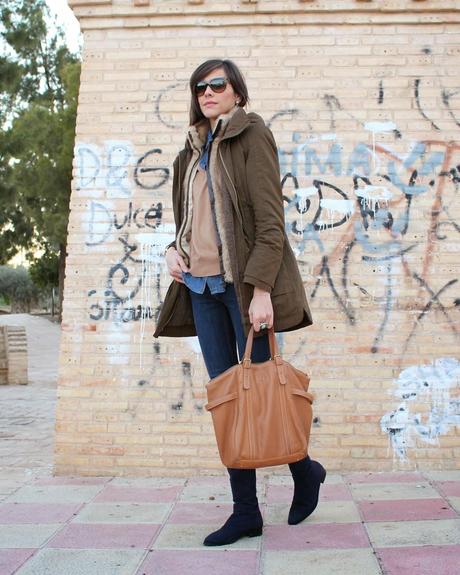 Parka militar + Botas mosqueteras