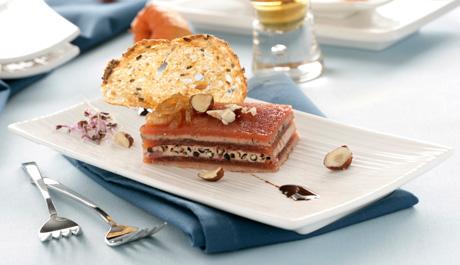 canapes de foie y membrillo