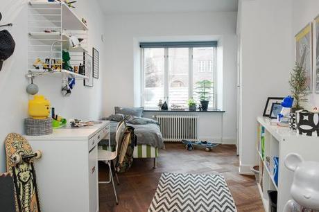 Un piso sueco de planta poco convencional 21
