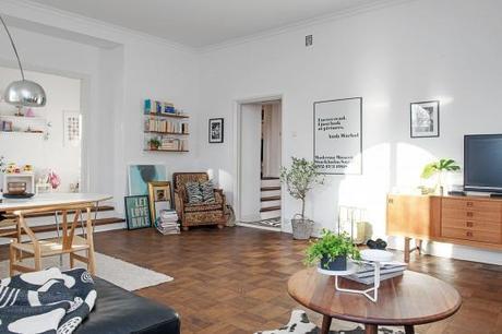 Un piso sueco de planta poco convencional 6