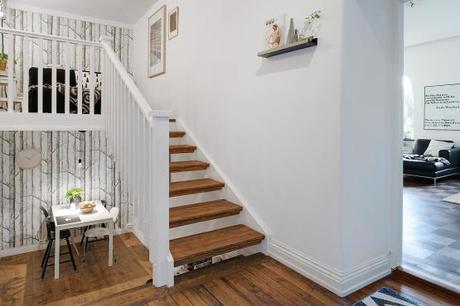 Un piso sueco de planta poco convencional 15