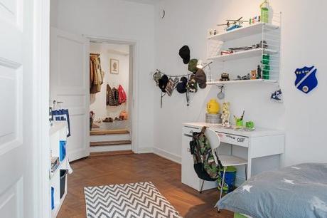 Un piso sueco de planta poco convencional 22