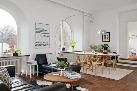 Un piso sueco de planta poco convencional 5