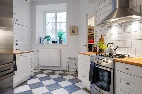 Un piso sueco de planta poco convencional 18