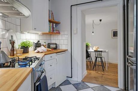 Un piso sueco de planta poco convencional 17