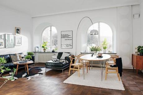 Un piso sueco de planta poco convencional 3