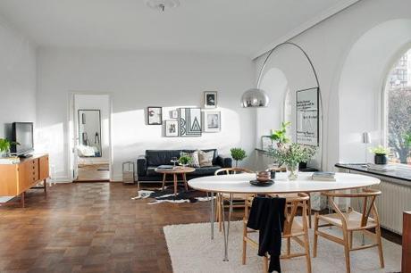 Un piso sueco de planta poco convencional 1