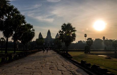 La entrada a Angkor Wat