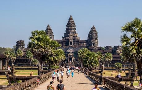 La entrada principal a Angkor Wat