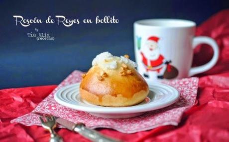 Roscón de reyes en bollito [con masa madre]