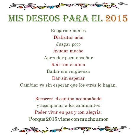 Mis deseos para el 2015