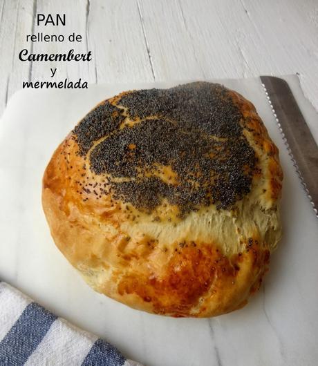 Pan Relleno de Camembert y Mermelada
