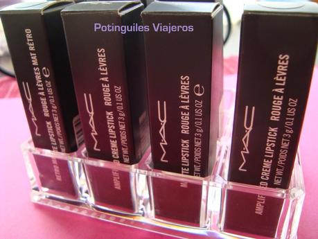 Mi colección de labiales MAC