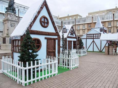 Alicia en ... Plaza de María Pita en Navidad ... nos preparamos para los Reyes Magos